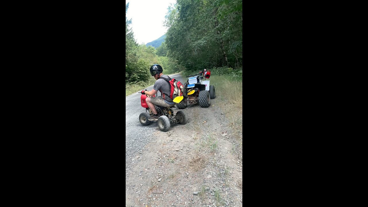 Day trip till a quad snaps in Half