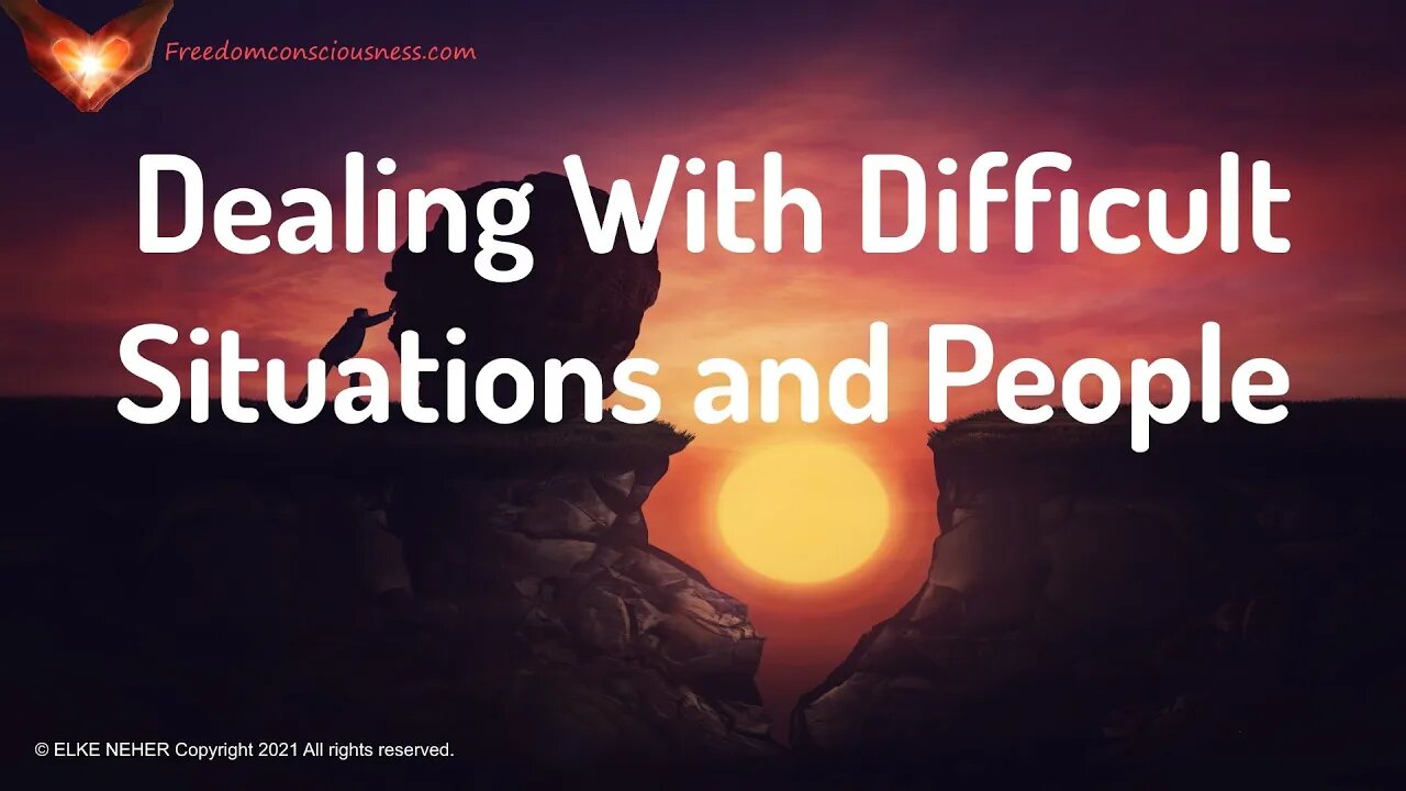 Dealing With Difficult Situations and People (Energy/Frequency Healing Music)