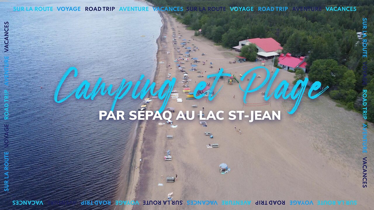 Camping et plage Sépaq au Lac St-Jean