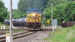 CSX K459 Tanker Train from Marion, Ohio July 24, 2021