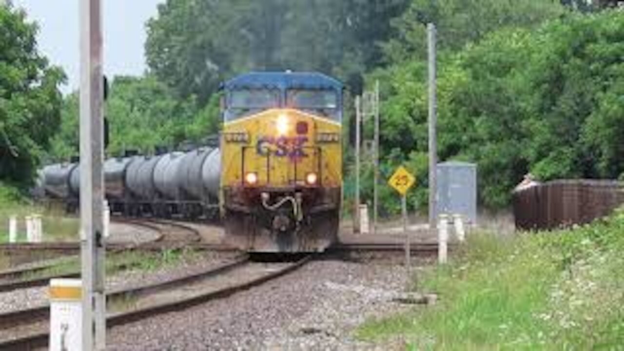 CSX K459 Tanker Train from Marion, Ohio July 24, 2021