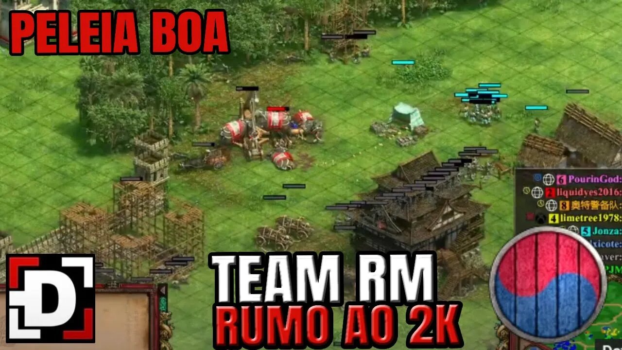 Black Forest de Koreano no RUMO AO 2k TEAMPLAY Age of Empires 2