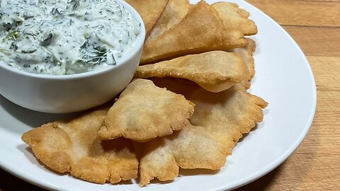 Tortilla Chips and Spinach Dip (Grain Free/Dairy Free)