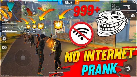 Gareena free fire😄🤣😂 No inernet prank in clash squad😂🤣😅(try not to laugh)🤓🧐🤯🤩🤨