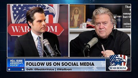 Rep. Matt Gaetz joins the War Room to discuss the threat of China in Cuba