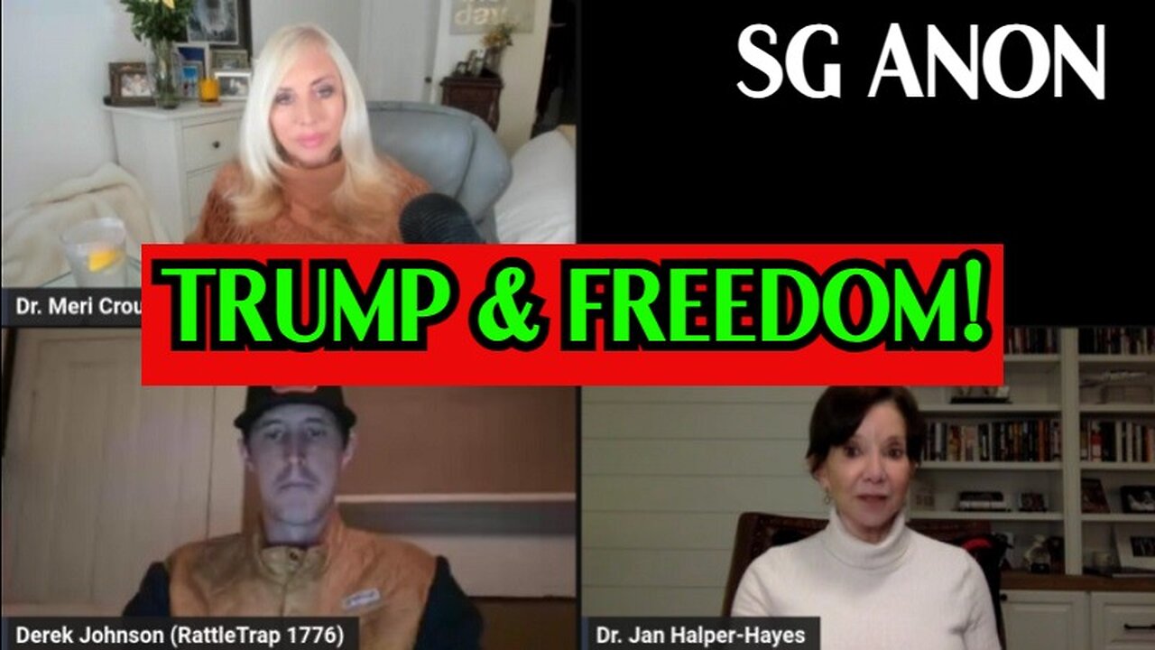 Derek Johnson & SG ANON & Halper-Hayes ~ TRUMP & FREEDOM!