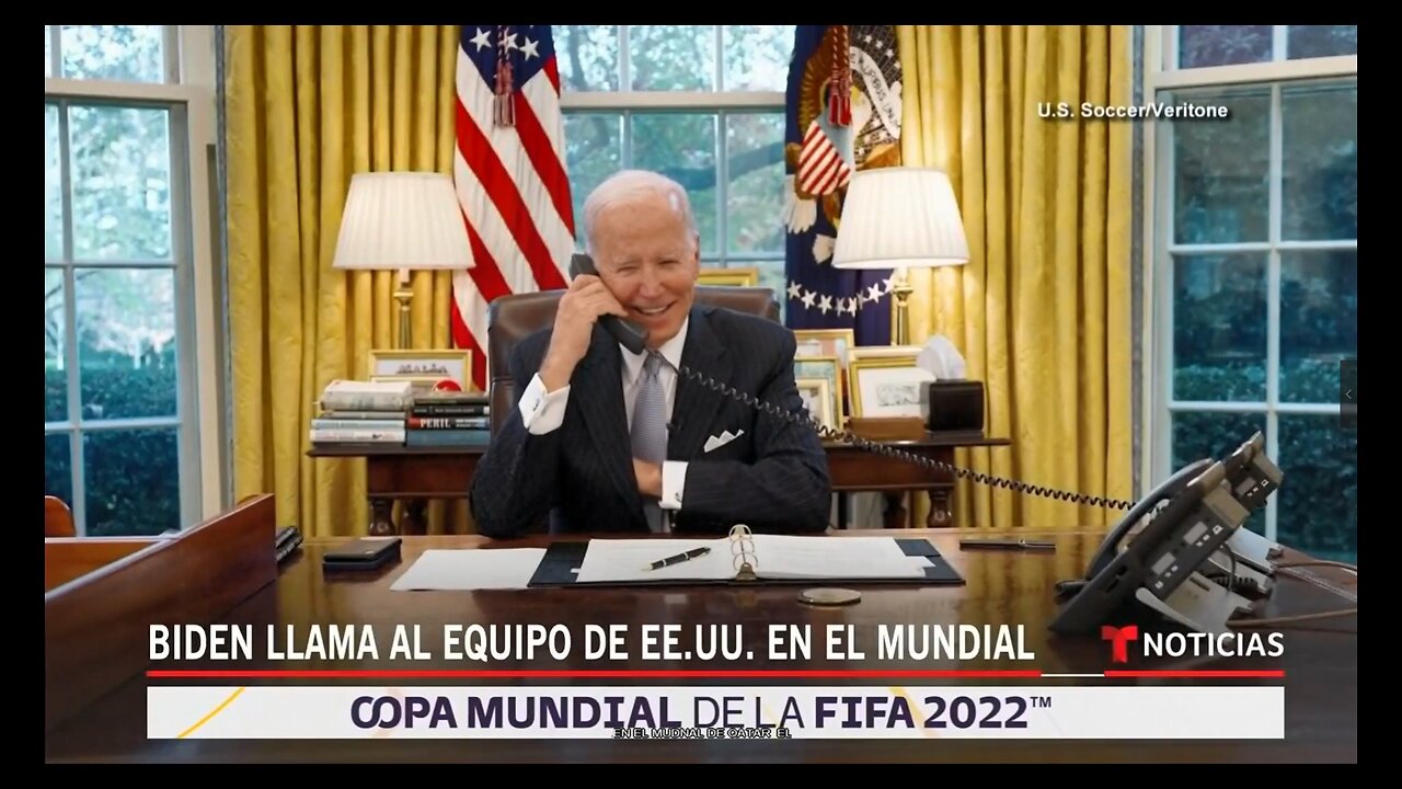 Biden envía mensaje de apoyo a la selección de Estados Unidos en Catar 2022 | Noticias Telemundo