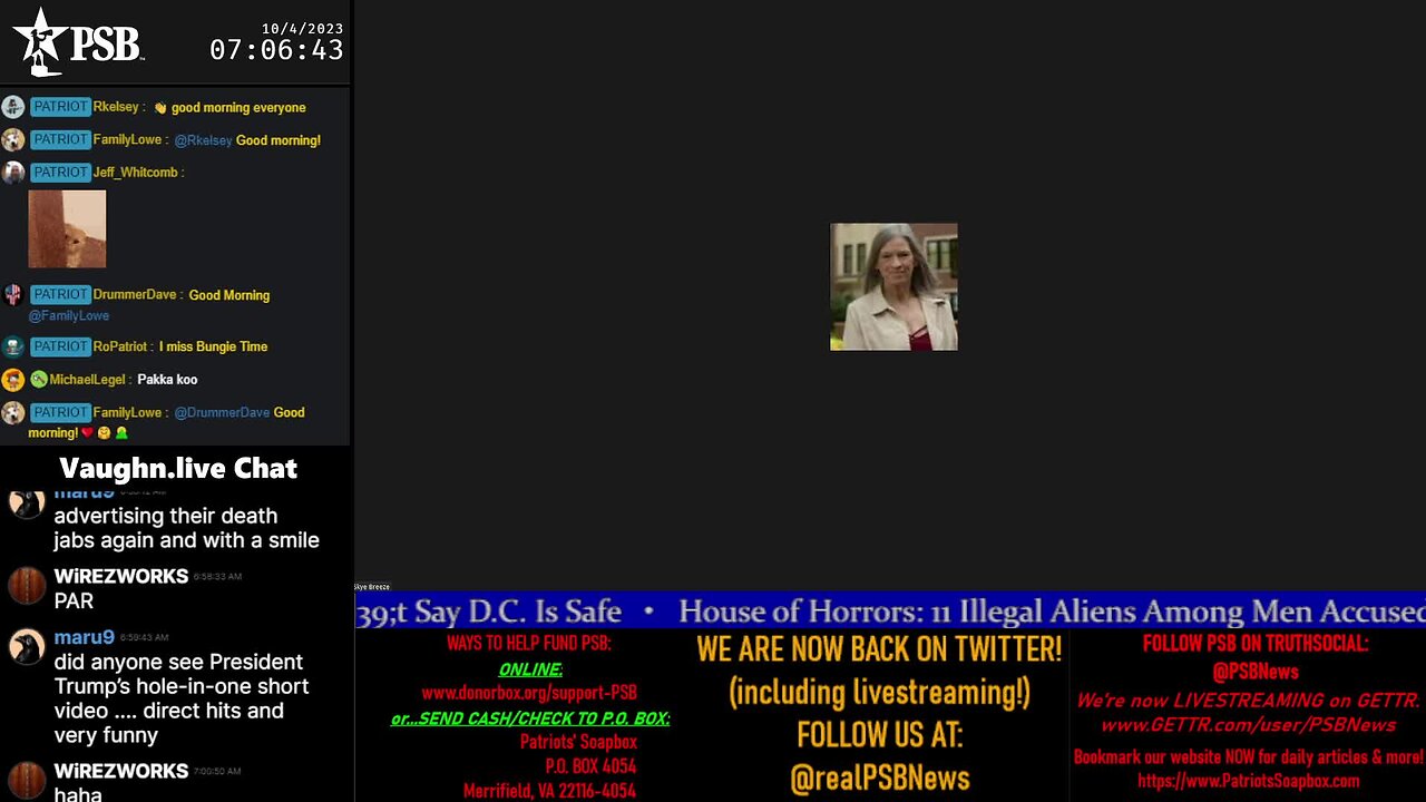 2023-10-04 07:00 EDT - Patriots Soapbox AM: with MykelJaye, SkyeBreeze