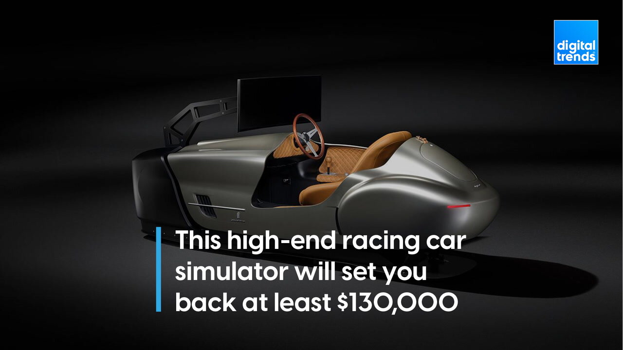 This high-end racing car simulator will set you back at least $130,000