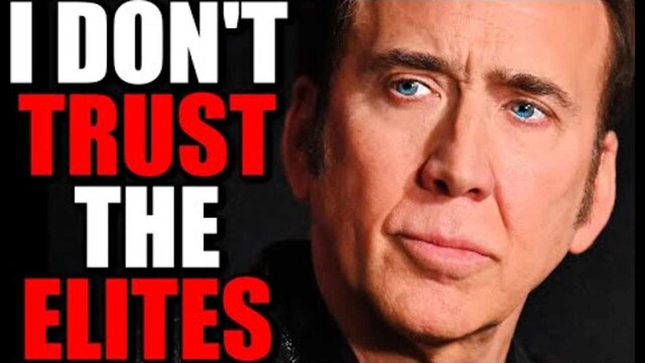 Nicolas Cage DESTROYS Hollywood, WARNS US About What's Coming!