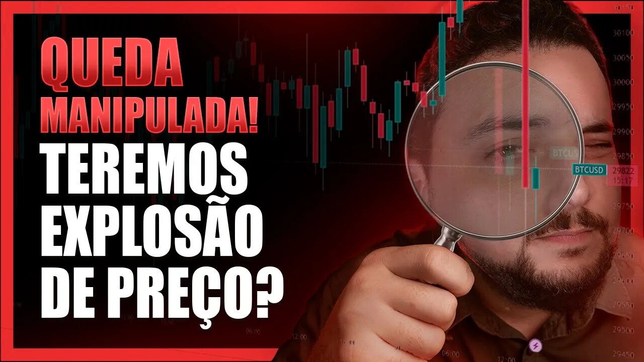 FORÇARAM A QUEDA DO BITCOIN ... E ISSO MUDA TUDO! ATENÇÃO ⚠️