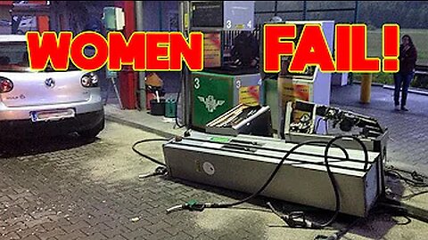 Funny WOMEN FAIL IN TRAFFIC - 💋 Women Drivers NO Skill Funny Fails best of 2023 👠