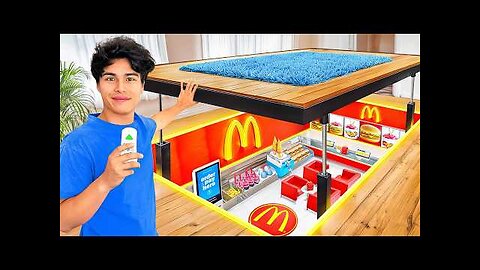 I Built a SECRET McDonald’s In My Room!