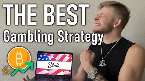 BEST GAMBLING STRATEGY 2022! $100 an hour?! (STAKE USA!)