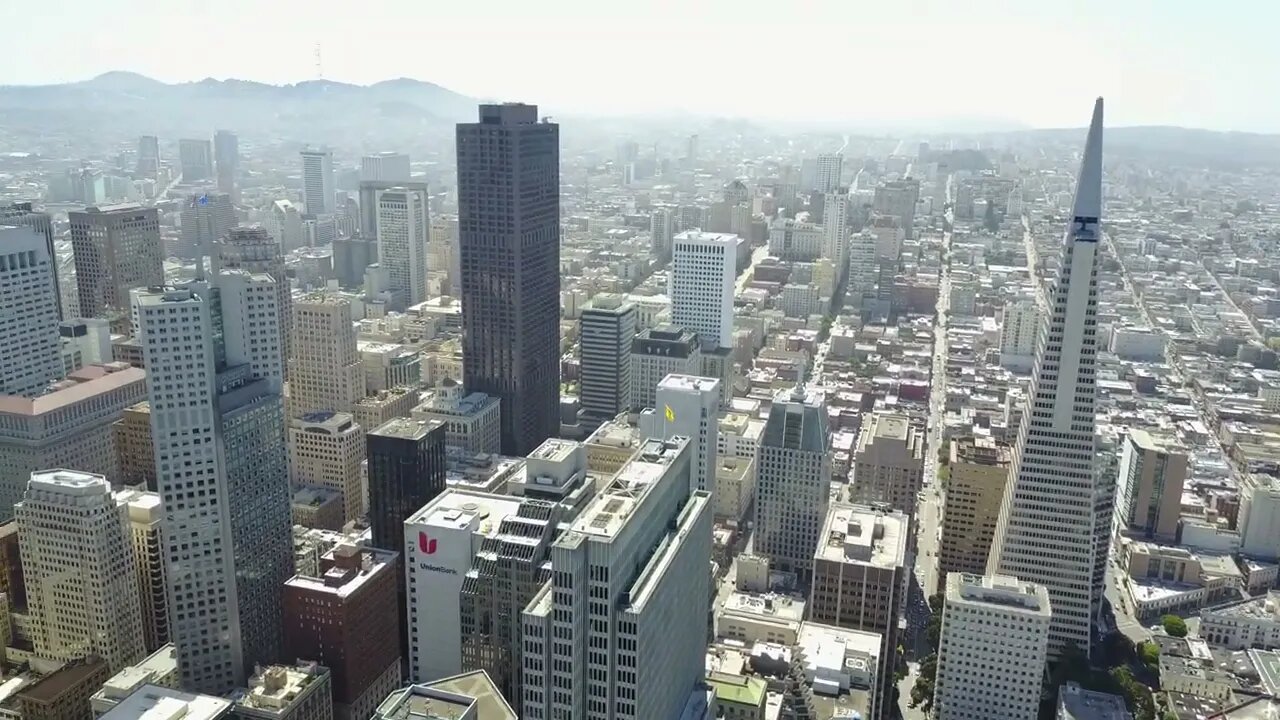 Mavic Pro Drone Flight in downtown SF