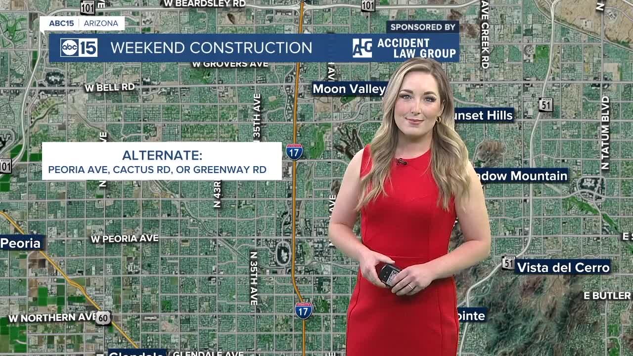 Several construction projects scheduled this weekend