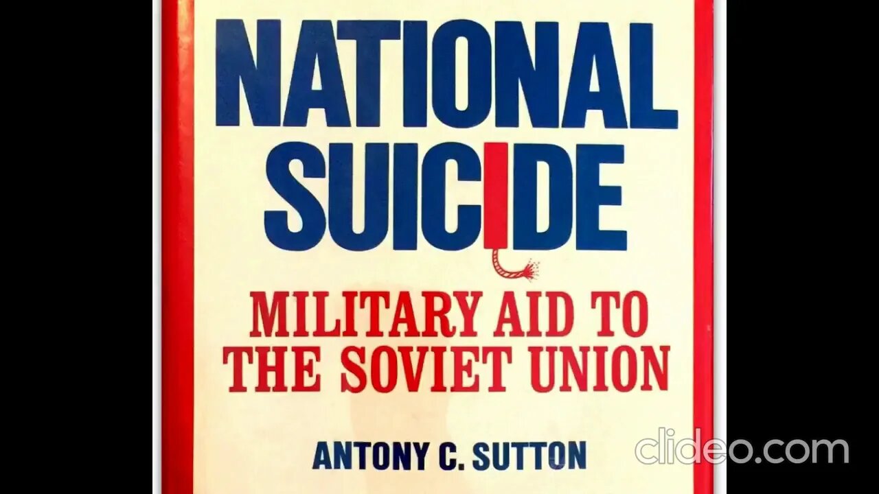 1973 Anthony Sutton Interview on his book National Suicide--(Jesuitical Cold War)