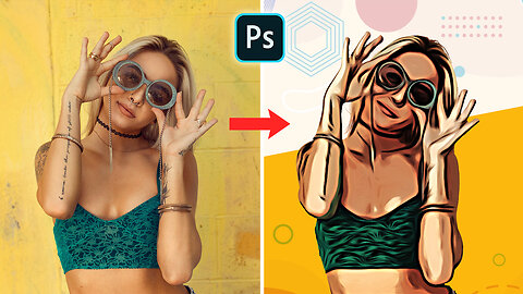 How to convert Photo to Cartoon in Photoshop