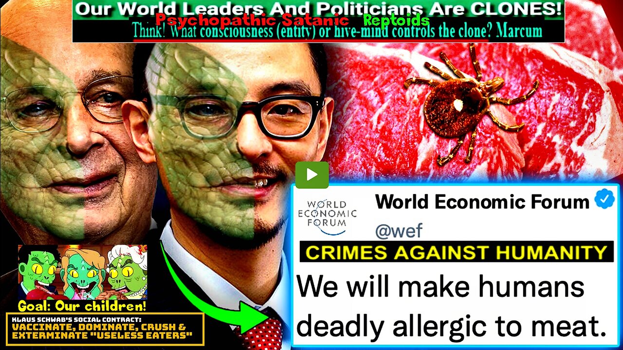 WEF Insider Boasts of Plot To Force Humanity To Stop Eating Meat