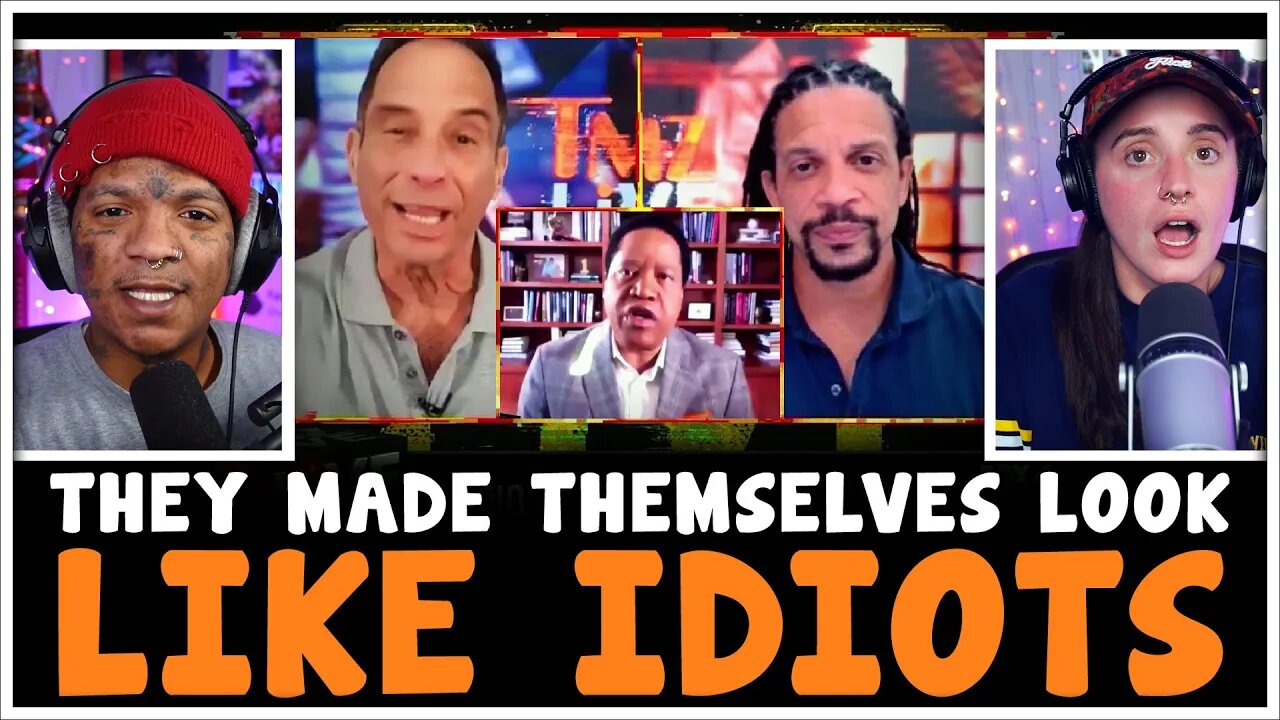 TMZ gets DEMOLISHED by Larry Elder in a DEBATE about RACE!! | The Flawdcast