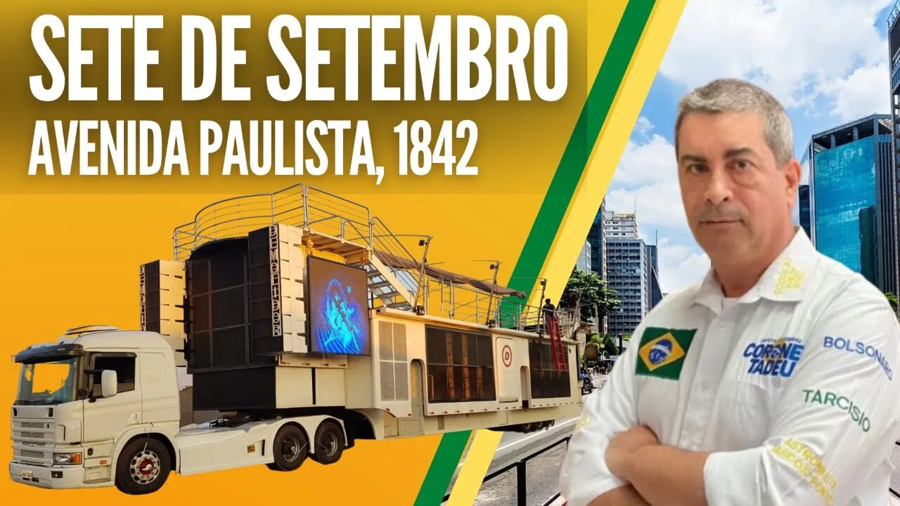 Como será o 7 de setembro, o dia da independência do Brasil. #7DeSetembroVaiSerGigant