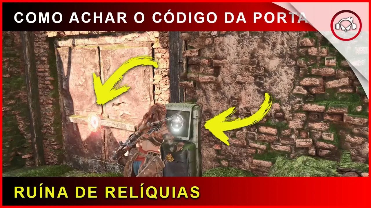 Horizon Forbidden West, Como achar o código da porta na missão Ruinas de Relíquia | super dica PT-BR