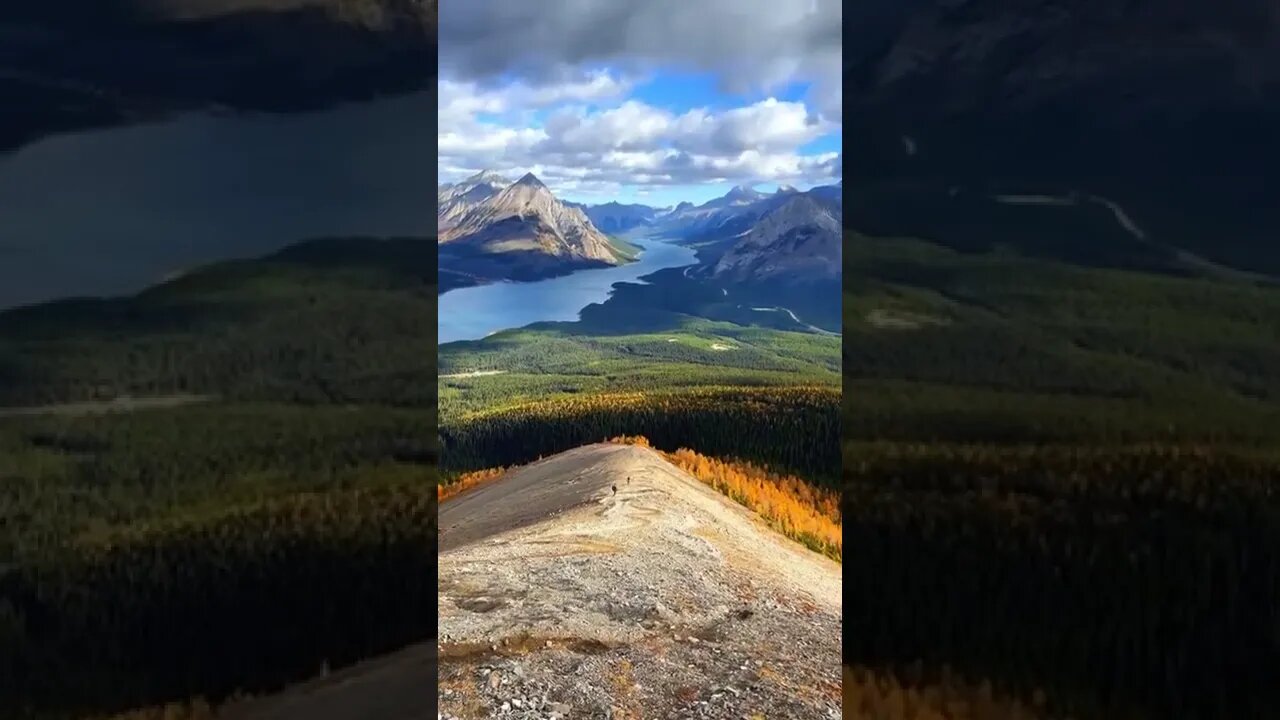 Canadian Rockies as seen from 8,000ft above Kananaski Country