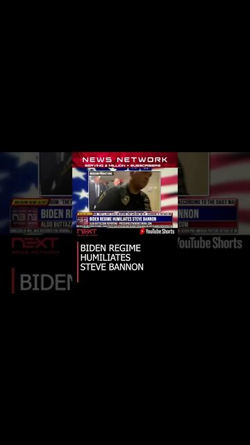 BIDEN REGIME HUMILIATES STEVE BANNON #shorts