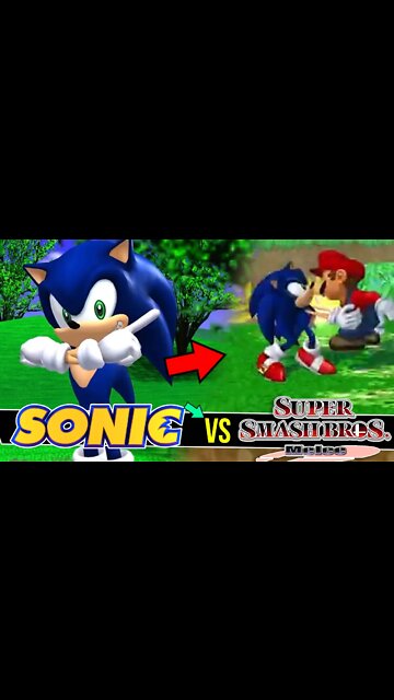 Nintendo comprou o Sonic no Smash Bros ?! | Smash Bros Melee #shorts