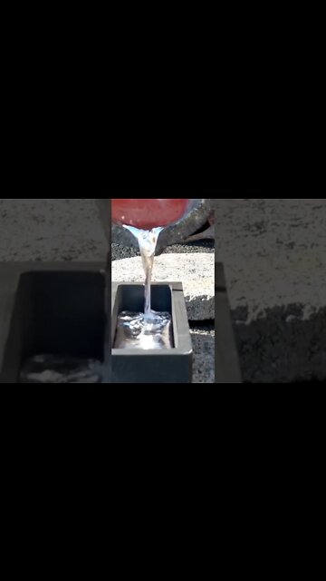 🌟 Up Close! - Pouring Molten Metal #shorts #fyp #asmr #cool