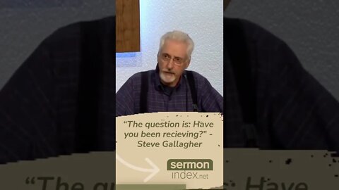 Have You Been Recieving? - Steve Gallagher #shorts