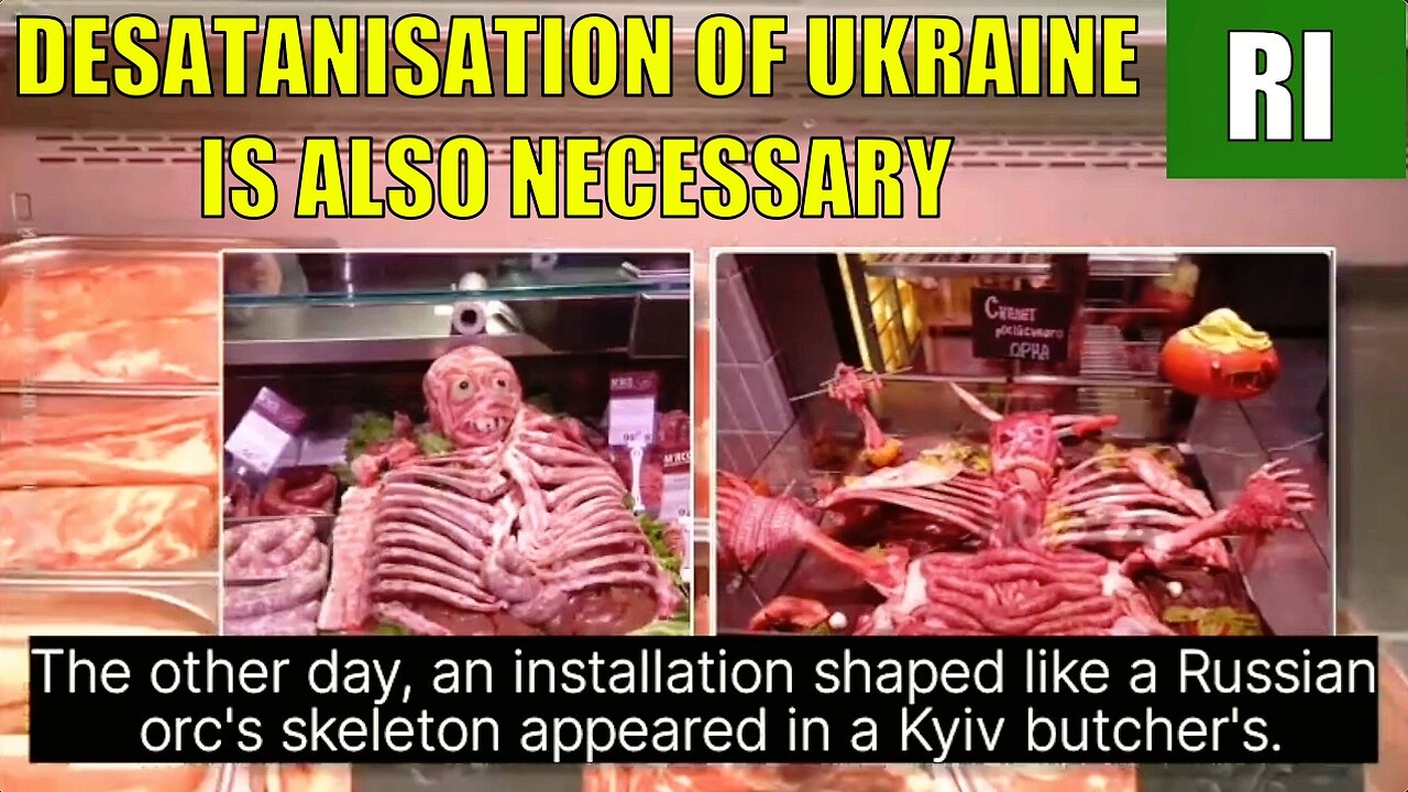 UKRAINIAN SATANIC HALLOWEEN! Ukrainian canibalism and selling bones of Russian soldiers to kids