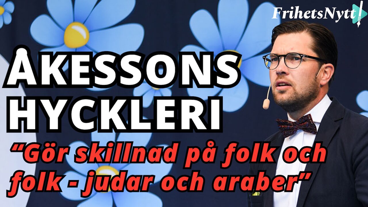 Jimmie Åkesson: "Så ska Sverige förhålla sig till andra länders konflikter"