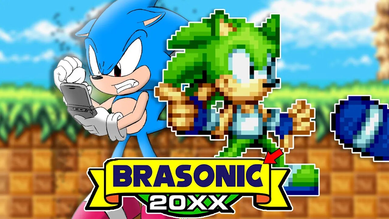 INCRÍVEL JOGO do SONIC BRASILEIRO | BRASONIC #shorts