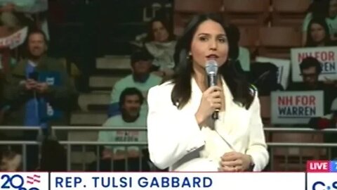 Tulsi Gabbard "Our White House Can Once Again Be A Beacon Of Light! A Beacon Of Hope!"