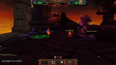 World of WarCraft - Kathryn versus Tarr the Terrible a third time (Bone Serpent, Bile Larva, Terror