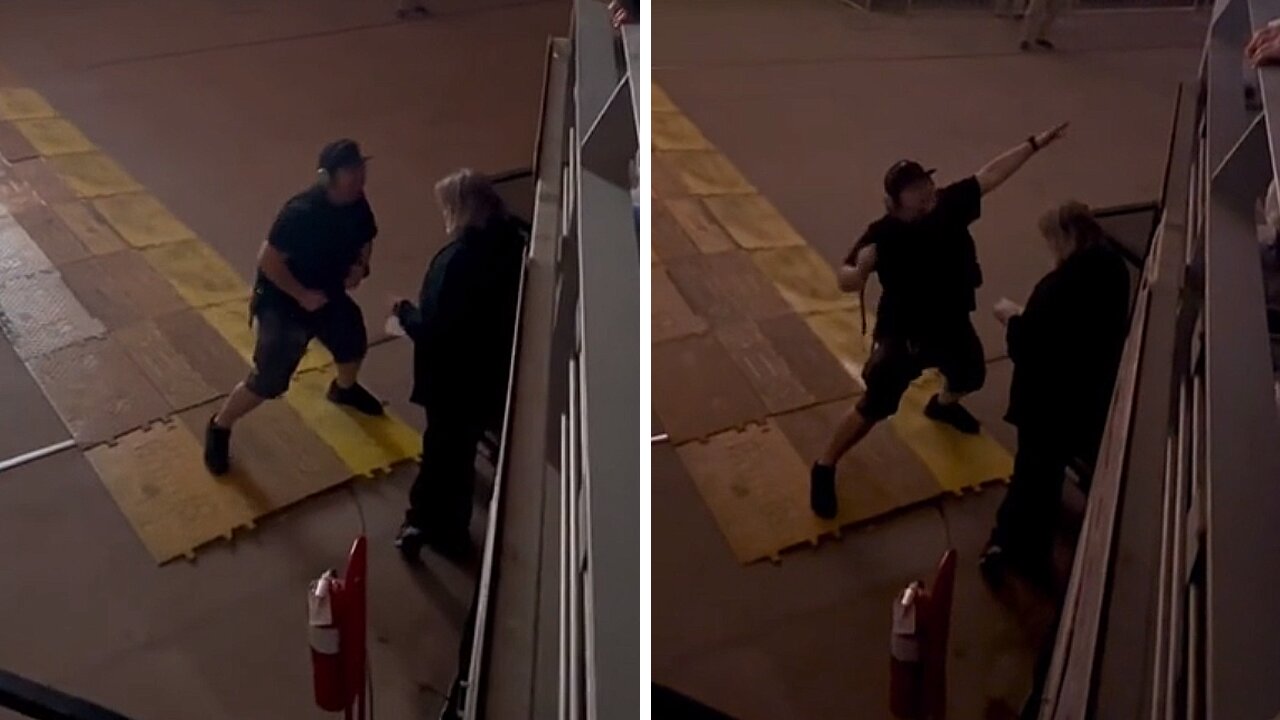 Security Guard Steals The Spotlight During Taylor Swift Concert