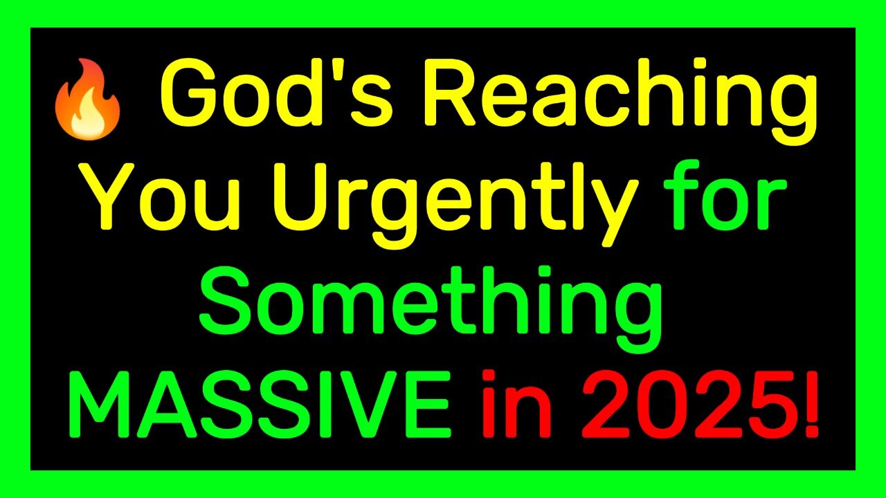 🔥 URGENT PROPHETIC WARNING: God's Preparing Your Family for Something MASSIVE in 2025!