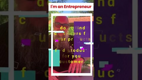 I'm an Entrepreneur