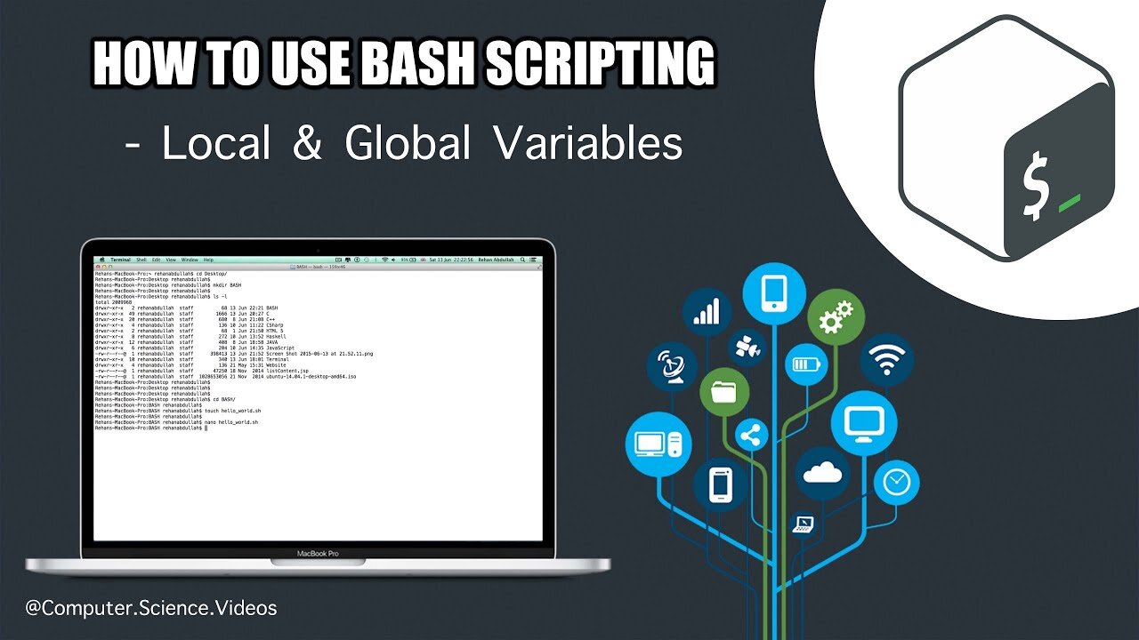 BASH SCRIPTING || TUTORIAL 3 - LOCAL AND GLOBAL VARIABLES