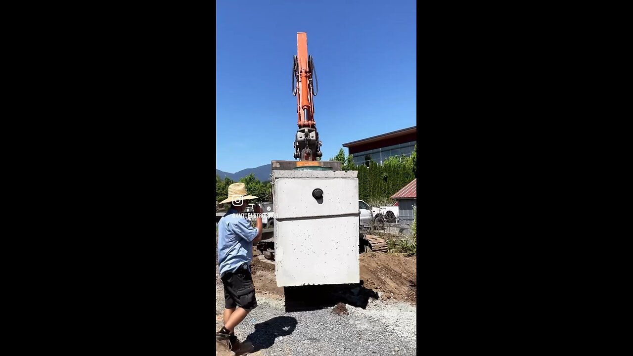 New septic getting installed at our custom home build in Yarrow BC!