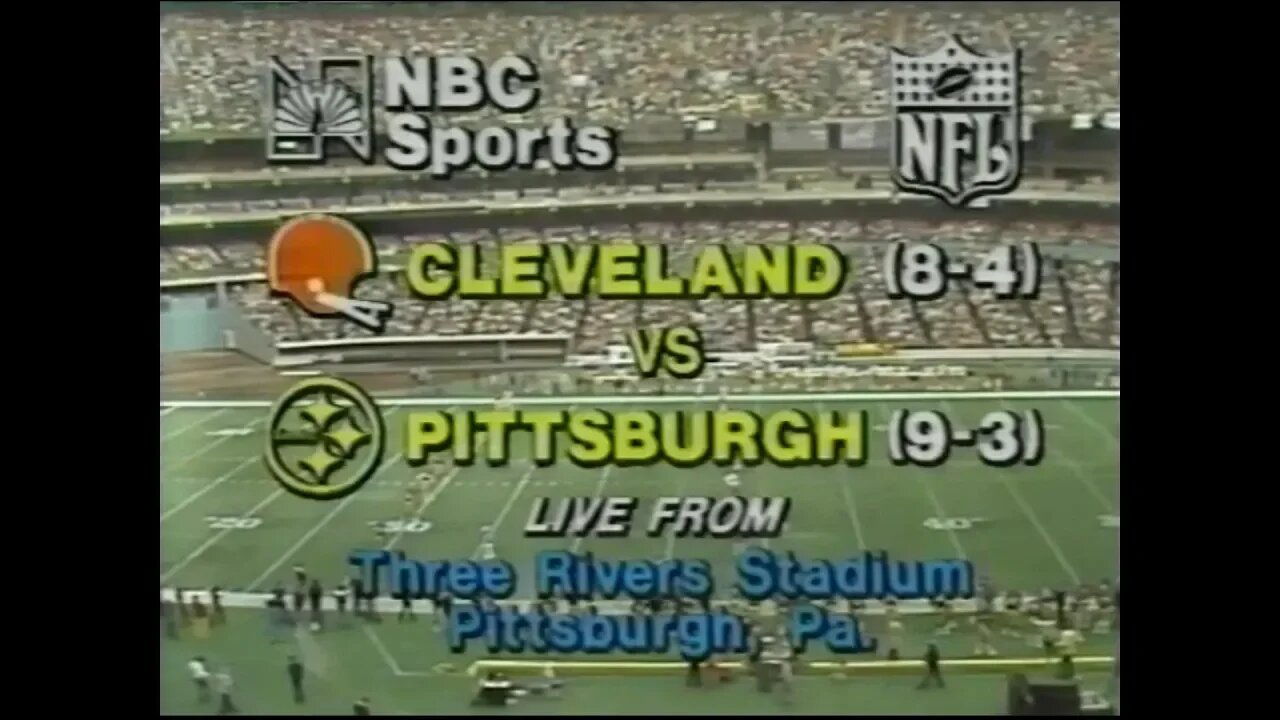 1979-11-25 Cleveland Browns vs Pittsburgh Steelers