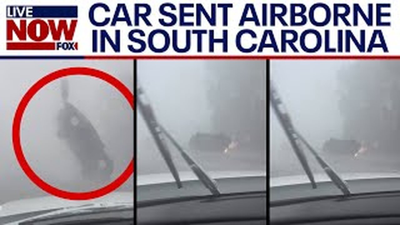 Hurricane Idalia: Car sent airborne during tornado in South Carolina | LiveNOW from FOX