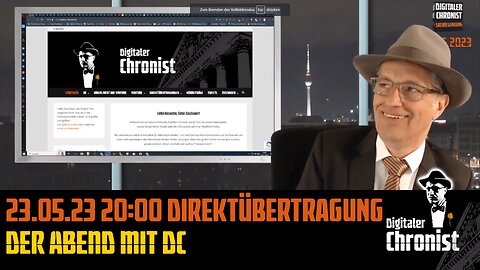 23.05.23 20:00 Direktübertragung! Der Abend mit DC