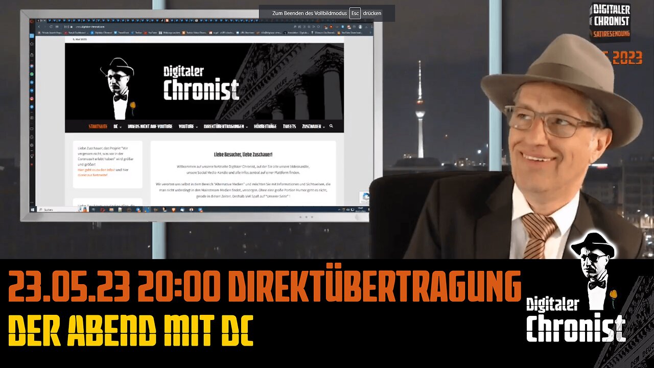 23.05.23 20:00 Direktübertragung! Der Abend mit DC