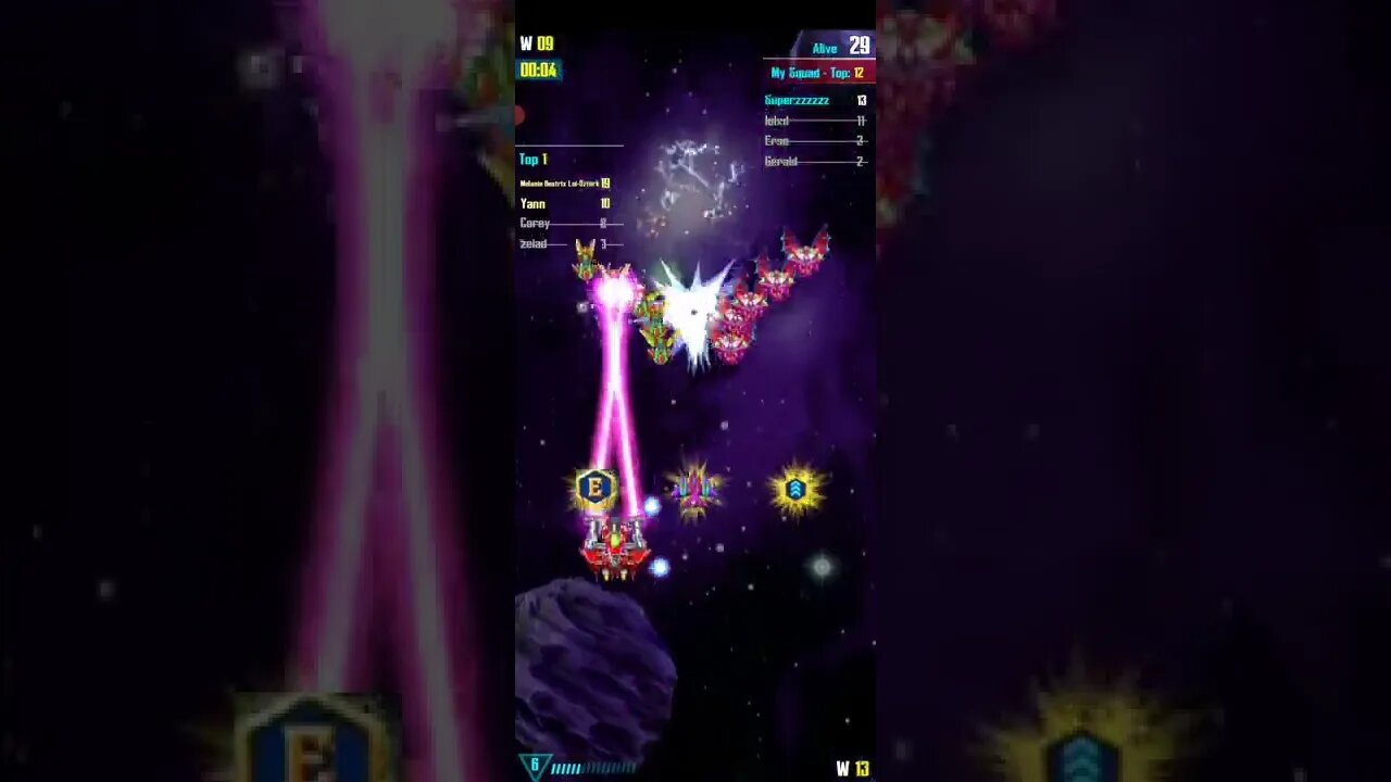 GALAXY ATTACK ALIEN SHOOTER - PVP SURVIVAL 1 VS 100 SQUAD (20 August 2022)