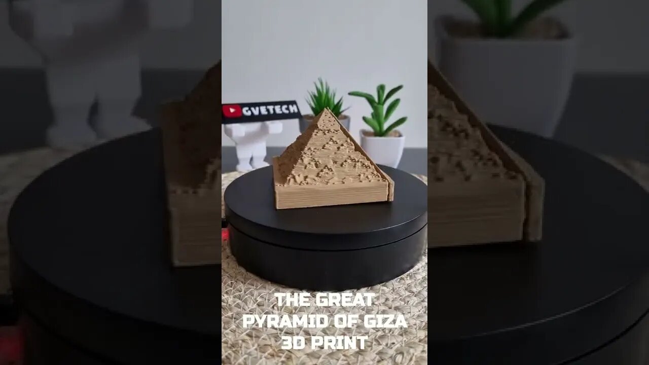 Great Pyramid of Giza 3D Print #shorts #gizapyramid #pyramidofgiza #egyptpyramid #3dprinting