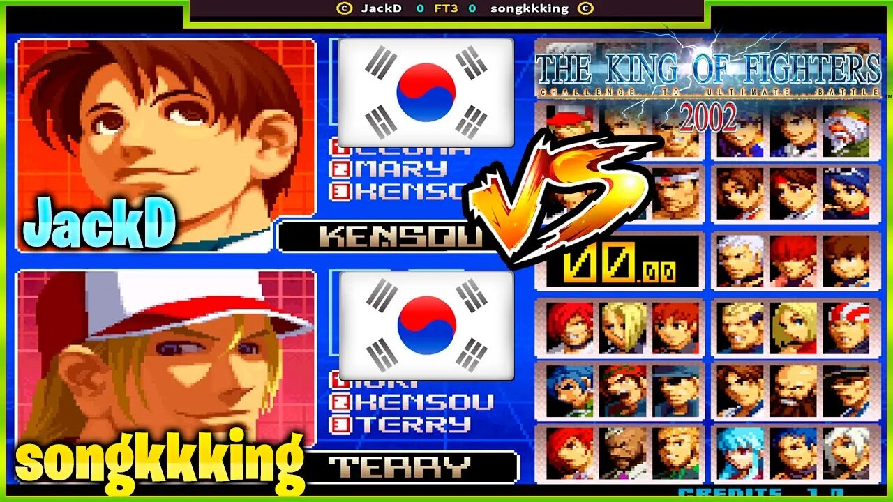 The King of Fighters 2002 (JackD Vs. songkkking) [South Korea Vs. South Korea]