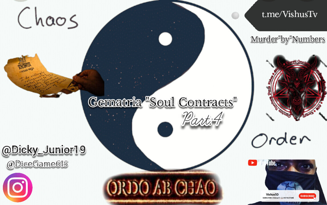 Order Out Of CHAOS!!! Part:4 Ep:1 Gematria "Soul Contracts" #VishusTv 📺