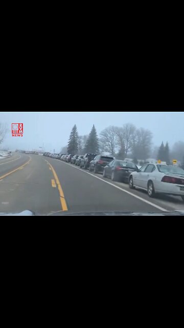 Bidenomics Update: Look At The Size Of This Line For The Food Bank In Michigan